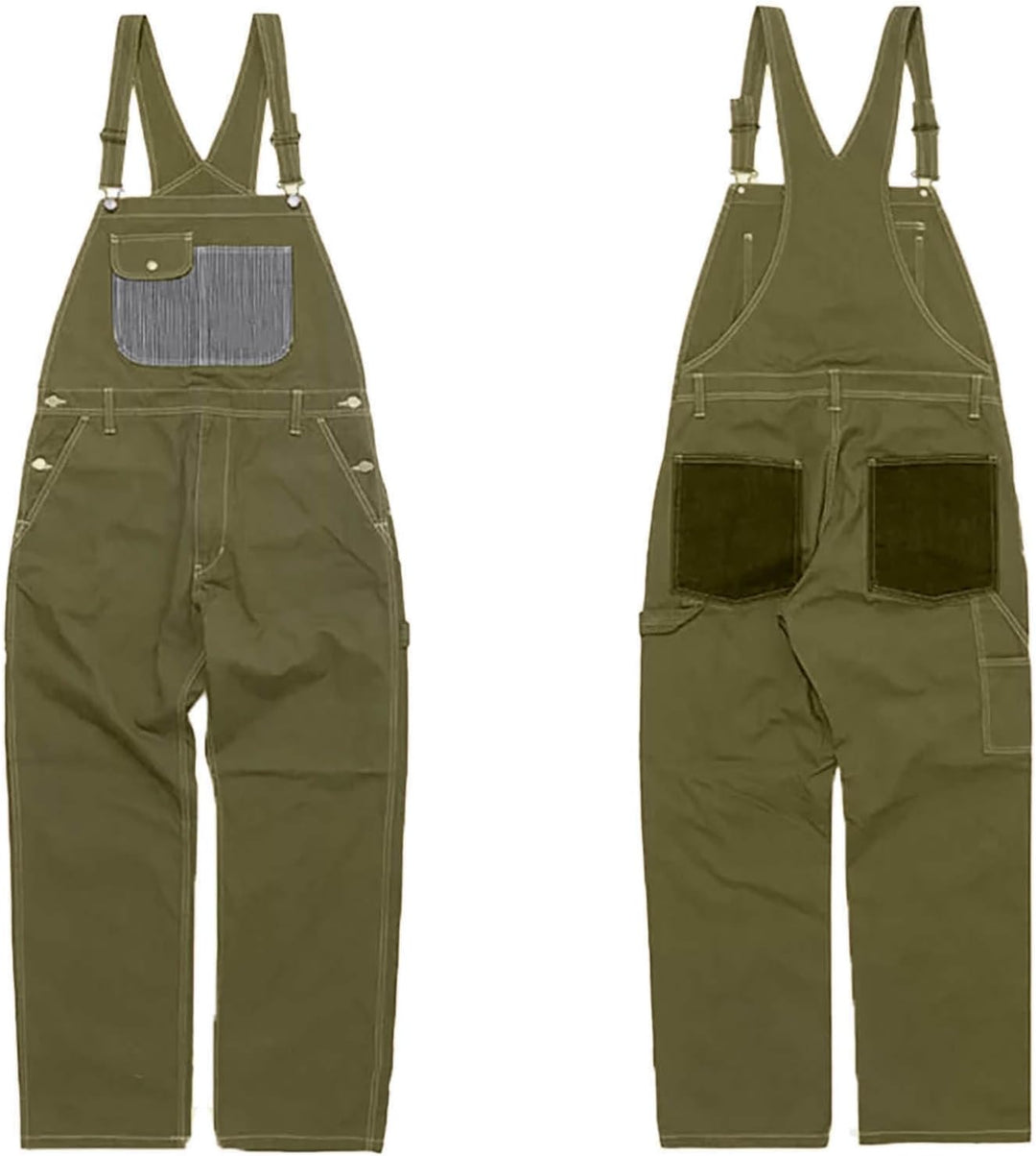 Duohropke Herren Denim Latzhose Overalls Jeanshose Männer Cargo Jeans Retro Jumpsuit Arbeitshose Bla