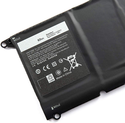 ASKC 60Wh PW23Y Laptop Akku für Dell XPS 13 9360 13-9360-D1605G 13-9360-D1605T 13-9360-D1505G 13-936