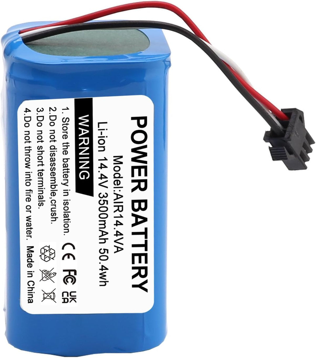 14.4V 3500mAh Li-ion Ersatzakku Kompatibel mit AIRROBO P20 Saugroboter, RoboVac 11S 15C 30C G10 G30