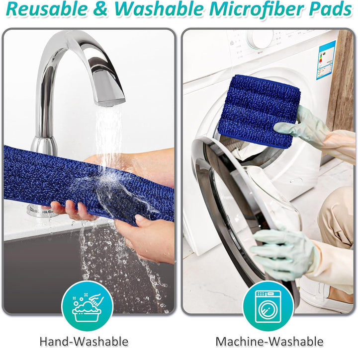 Bodenwischer mit Sprühfunktion, TRAV-ROUND Sprühwischer Bodenwischer Wischmopp mit wassertank Wische