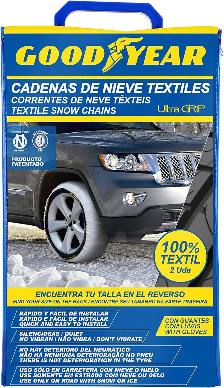 Goodyear Ultra GRIP Grösse S 2er Set Textil Schneeketten für Autos ULTRA GRIP GRÖSSE S, ULTRA GRIP G