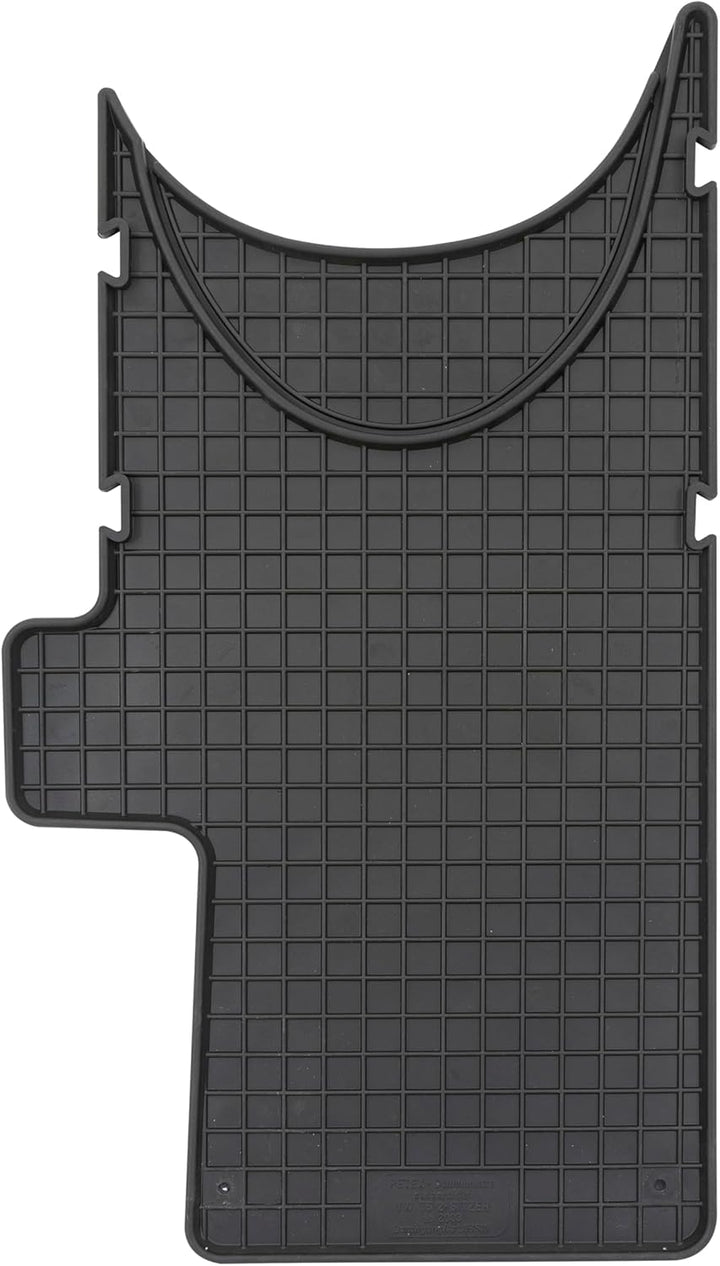 PETEX 68510 Gummimatten für passend für T5 ab 37742 / T6 ab 42156 Führerhaus 2-Sitzer Fussmatten sch