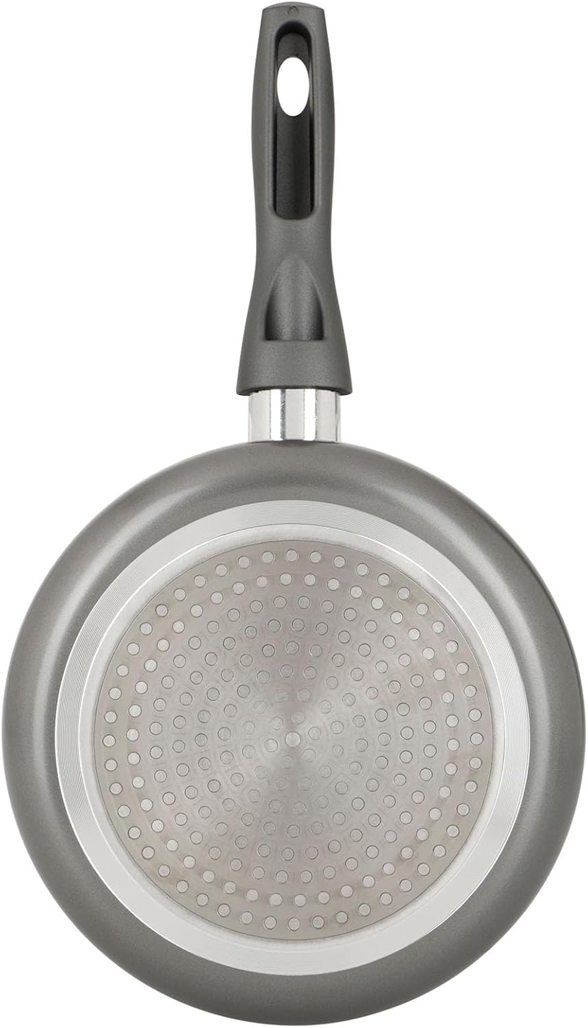 Crealys 539348 Aluminium-Kasserolle Autan Ø 18 cm, Höhe 8,5 cm – gesunde Antihaftbeschichtung aus Ke