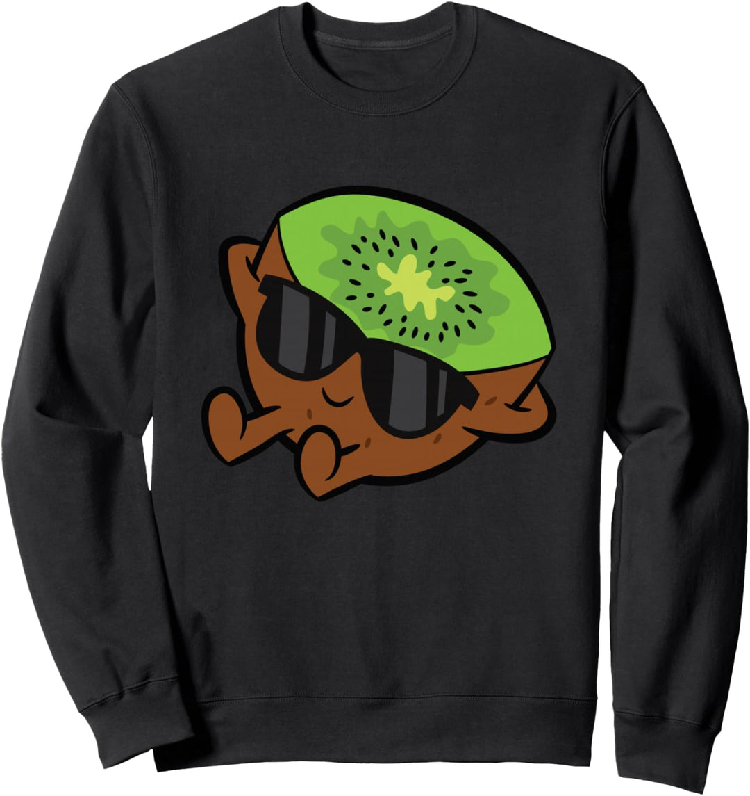 Niedliche Kiwi-Fruchte, entspannend, faule Kiwi Sweatshirt