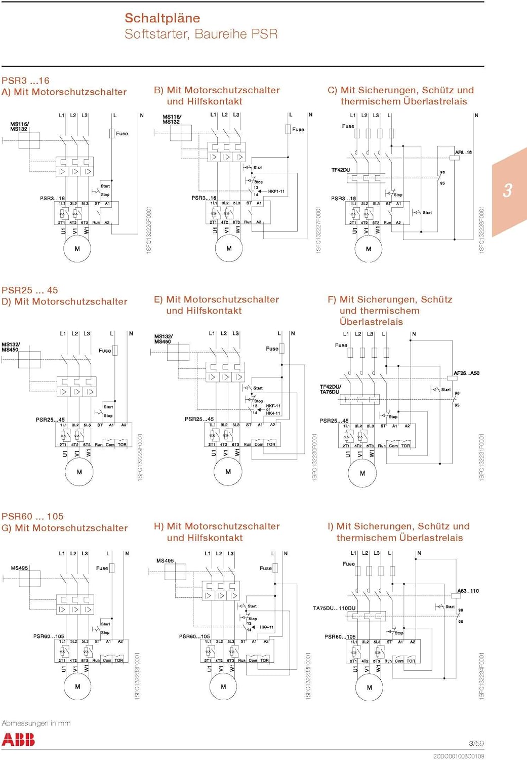 ABB Softstarter Sanftanlauf PSR60-600-70 30kW