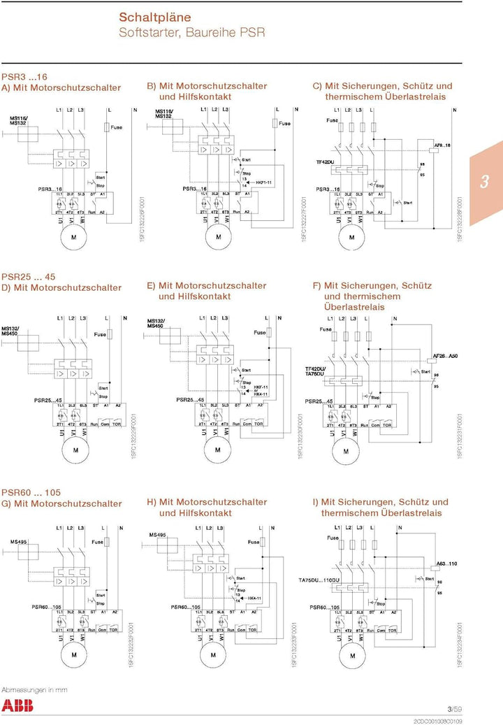 ABB Softstarter Sanftanlauf PSR60-600-70 30kW
