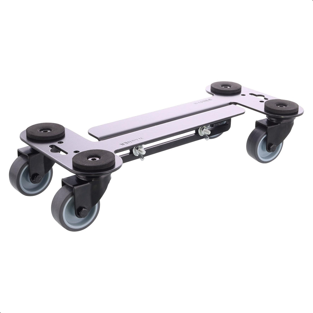 WAGNER Transportroller Transporthilfe I Industriestahl beschichtet 35-50 x 16,5 x 9 cm, Tragkraft 25