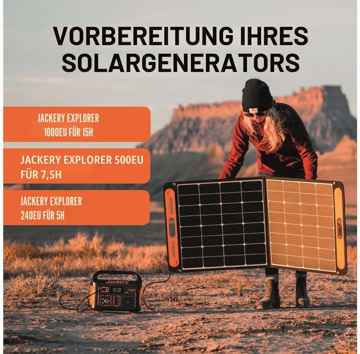 SOLAR PANEL SOLARSAGA 100/HTO587 JACKERY