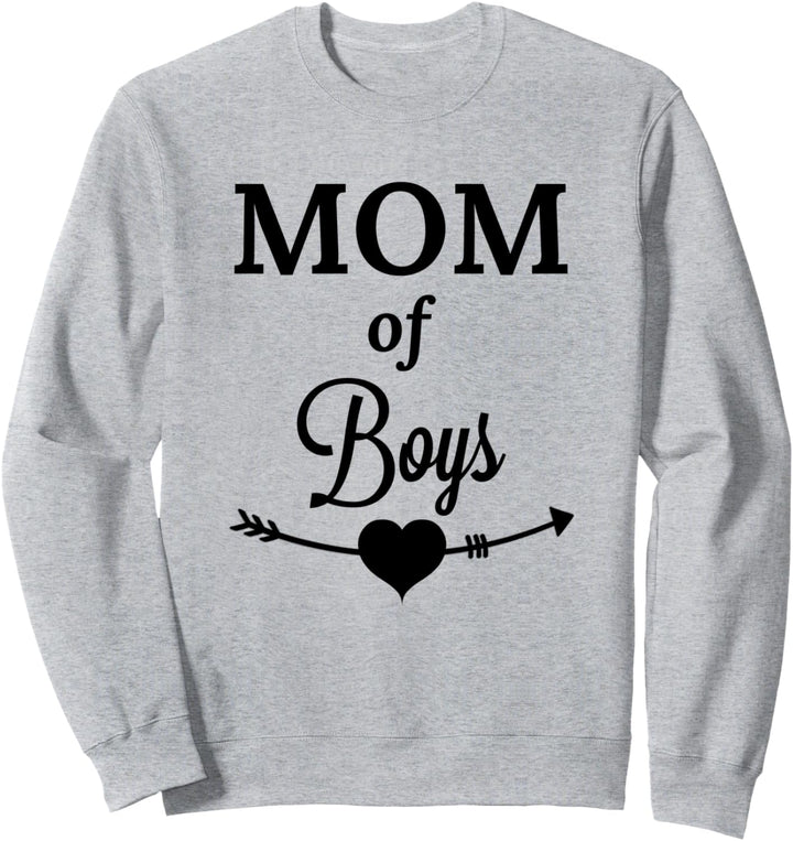 Mom of Boys Shirt,Mother of Boys Gifts,Mom Life Badass Mama Sweatshirt