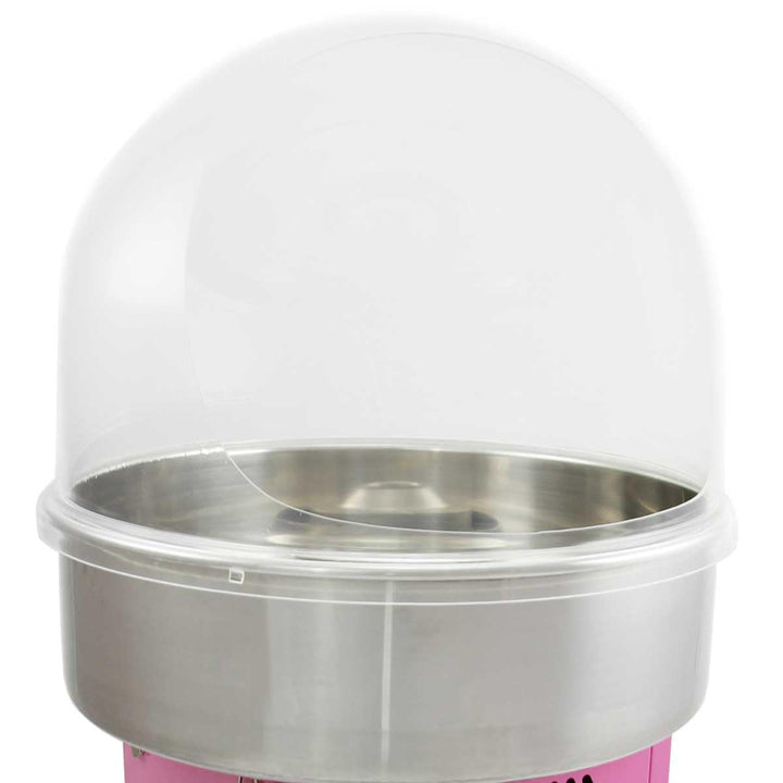 KuKoo Zuckerwattemachine Schutzhaube - Abdeckhaube aus Acrylglas für Zuckerwattenmaschine Spuckschut