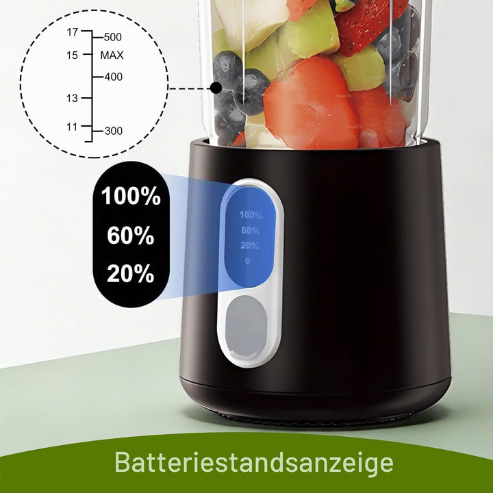 Tragbarer Mixer Standmixer Smoothie Maker : 500ml Mini Blender, Mini Mixer Smoothie Maker to go, 300