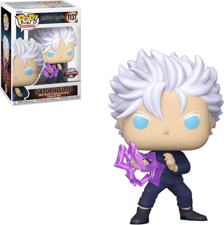 Funko Pop! Animation: Jujutsu Kaisen - Satoru Gojo (Hollow Pu) (Special Edition) #1137 Vinyl Figure,