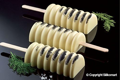 Eiscreme-Set, spiralförmig.