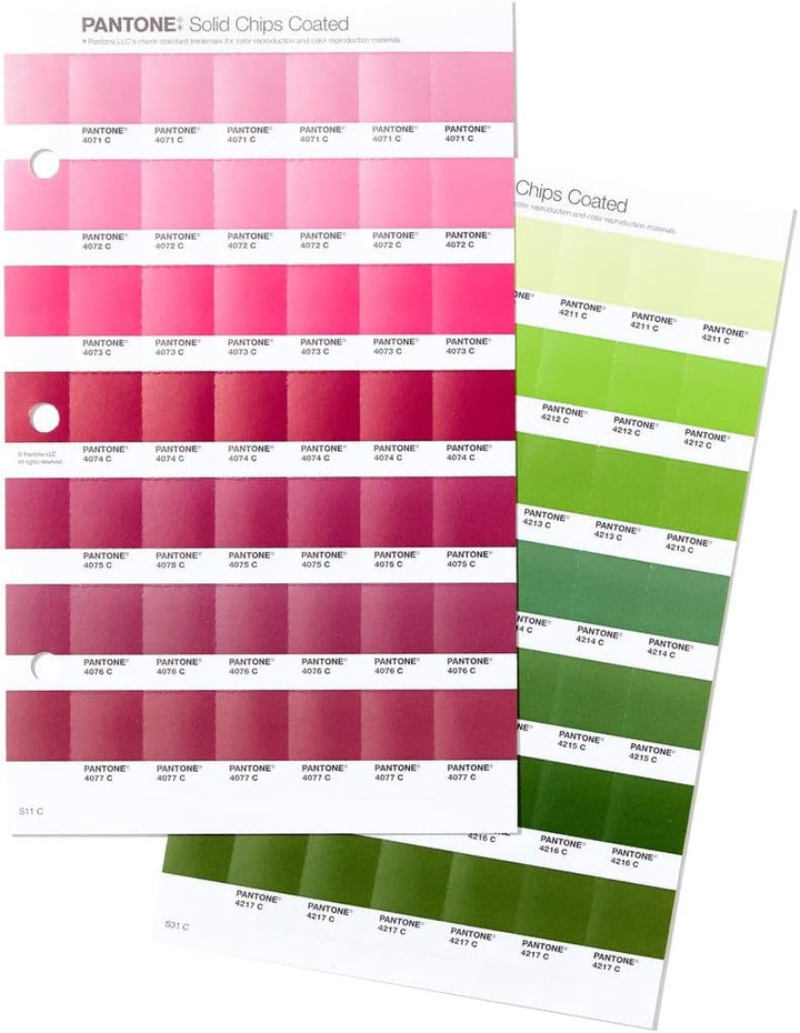 Pantone Solid Chips Supplemet | beschichtet und unbeschichtet | 224 Ergänzungsseiten für Solid Chip