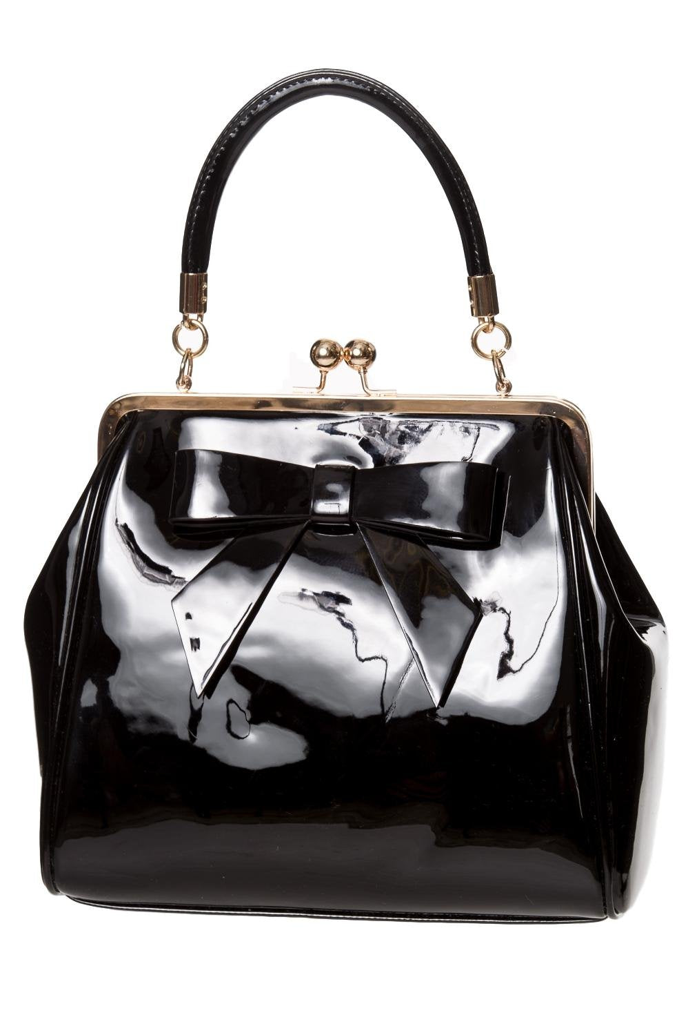 Dancing Days Retro American Vintage Handtasche Schwarz, Schwarz
