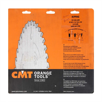 CMT Orange Tools Kreissägeblatt HW 315 x 3,2 / 2,2 x 30 Z=36 5° ATB - 285.036.13M - für Querschnitte