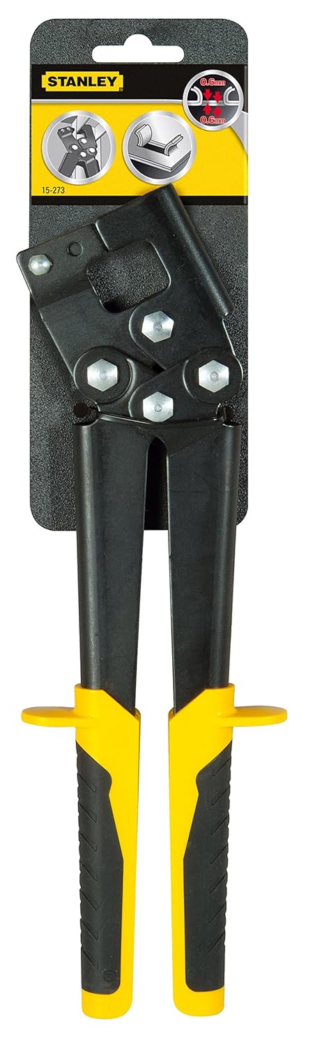 Stanley Verbundzange (für Bleckstärke bis 0,6 mm, Robuste Stahlkonstruktion, auch auf Engem Raum ein