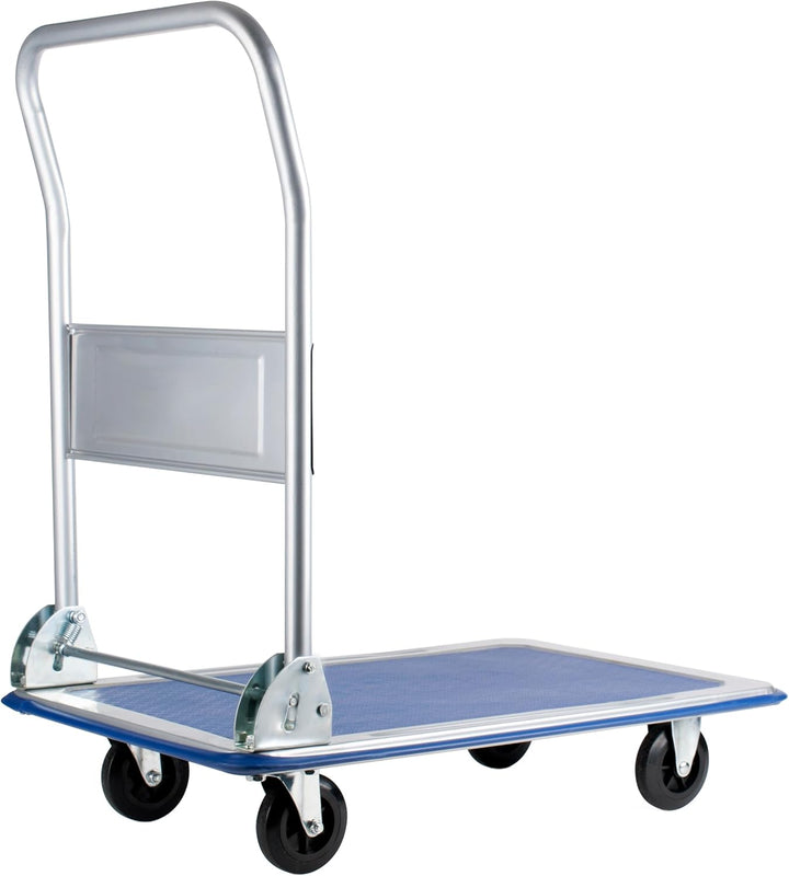 Pavo – Klappbarer Plattformwagen bis 150 kg, robuster Transportwagen mit rutschfester Oberfläche und