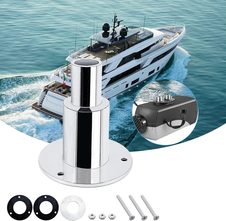22/24mm Thru Hull, Auspuff Skin Fitting Rohrstutzen Hardwareteile, Edelstahl 316 Thru Hull Auspuff F