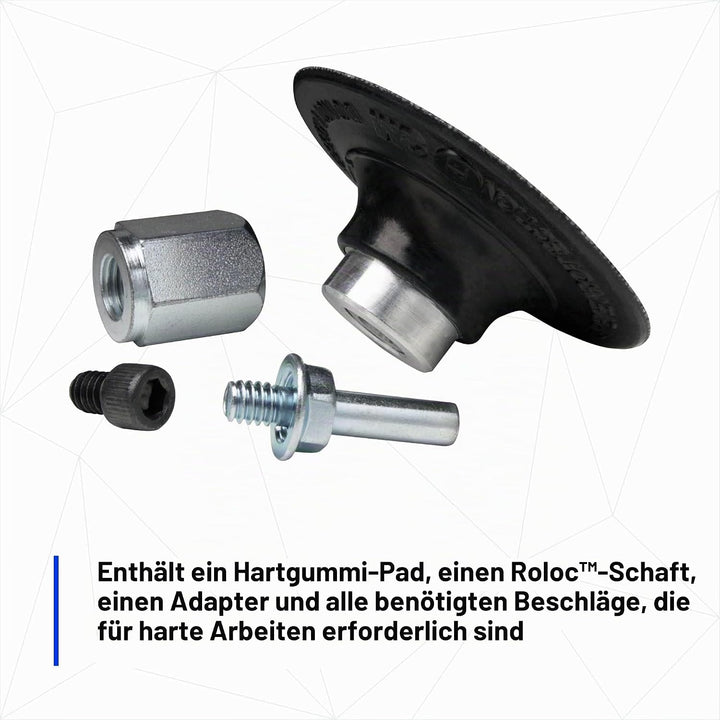 3M Roloc Disc Pad Assembly 05539, 5,1 cm, Schnellwechsel, langlebiges Backup Pad, 1