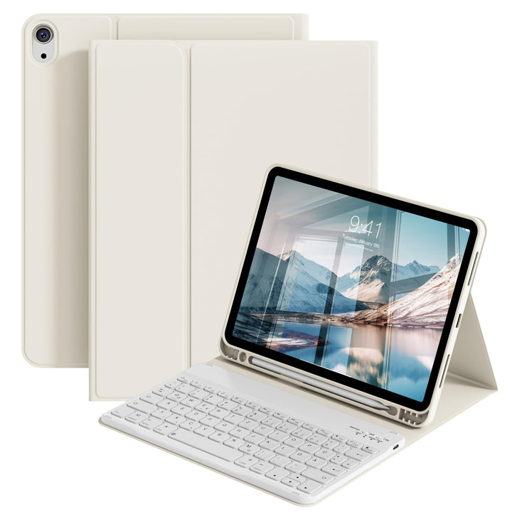 Hülle mit Tastatur für iPad Air 11 Zoll M3 2025 M2 2024/Air 5 Generation 2022 4 Gen 2020 10,9 Zoll,
