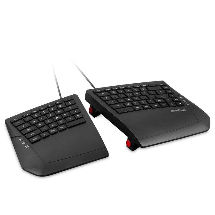 Perixx PERIBOARD-524B US, [Firmware aktualisiert] kabelgebundene ergonomische Split-Tastatur - Einst