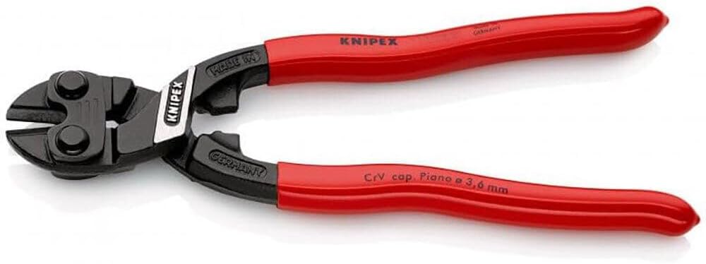 KNIPEX CoBolt Kompakt-Bolzenschneider mit Öffnungsfeder - 7112200