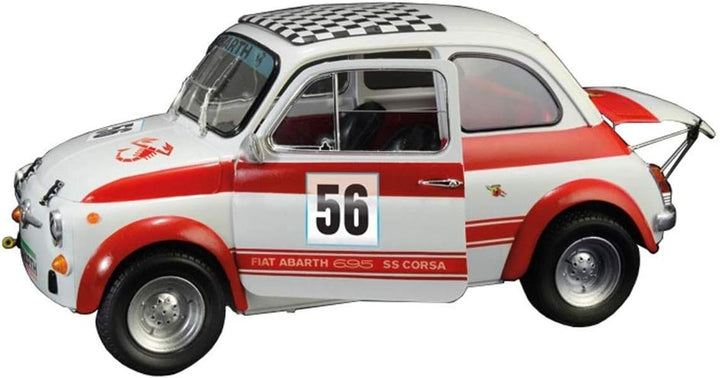 Italeri 4705S FIAT 4705-1:12 Abarth 695 SS/Assetto Corsa, Modellbau, Bausatz, Standmodellbau, unlack
