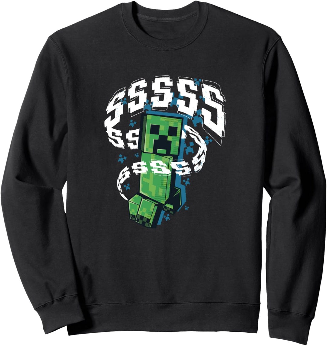 Minecraft Creeper Run SSSSS Sweatshirt