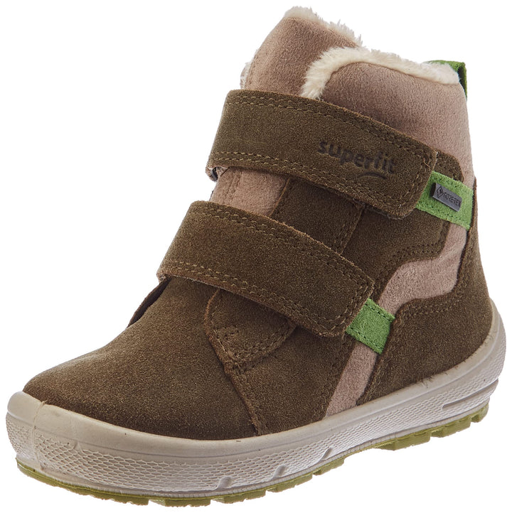 Superfit Jungen Groovy Warm Gefütterte Gore-tex Schneestiefel, Grün 7000
