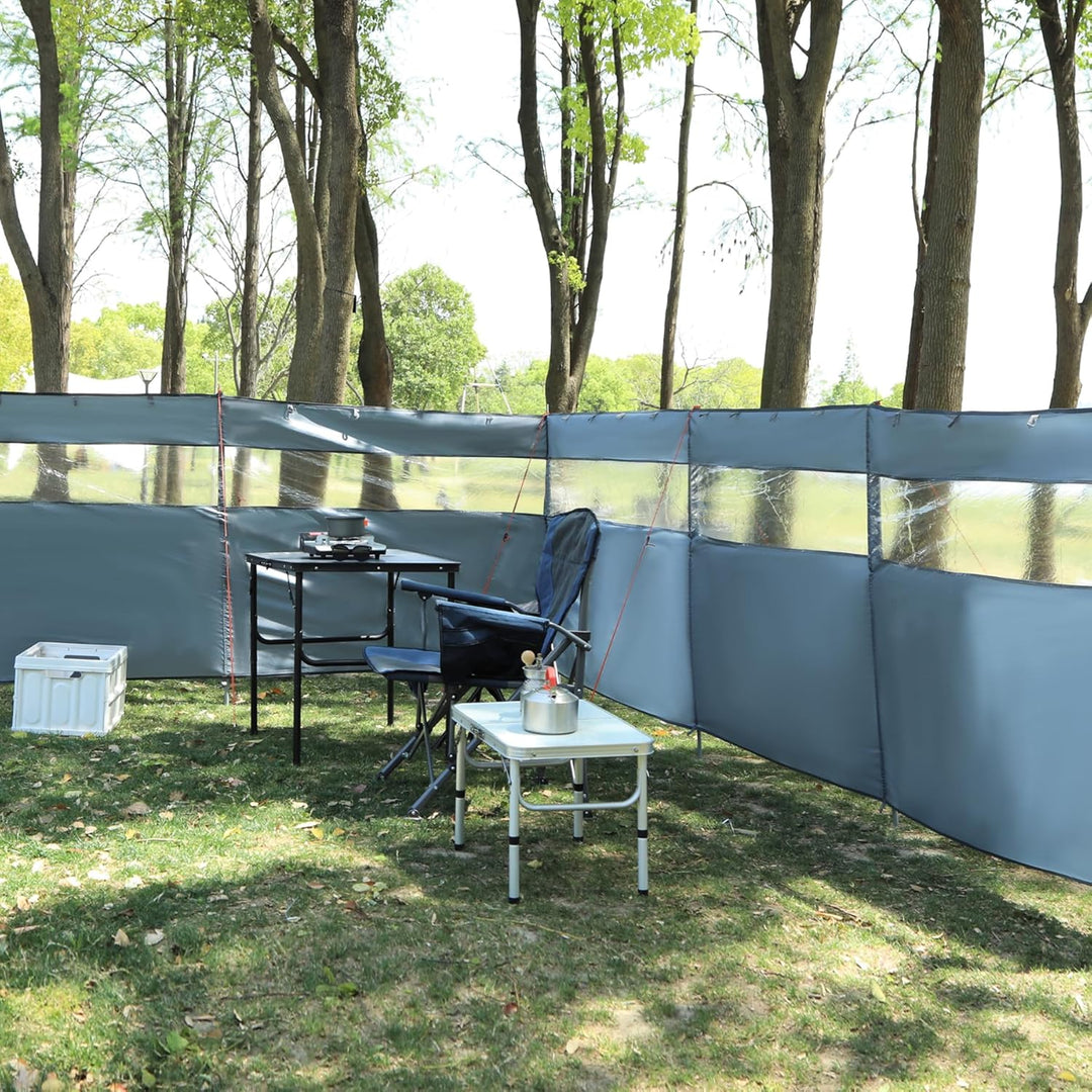REDCAMP Windschutz für Camping, Heavy Duty Camping Sichtschutz Outdoor Caravan Privacy Shield mit To