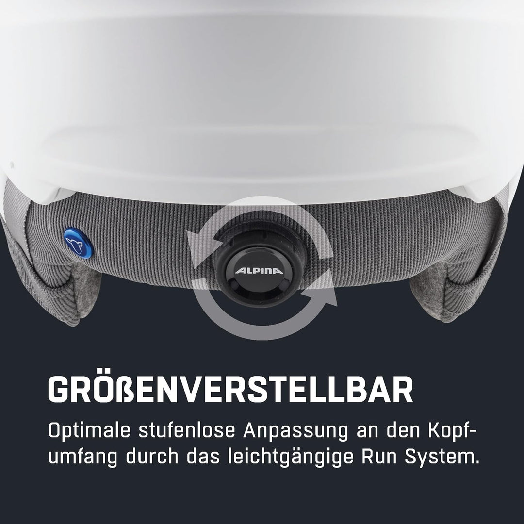 ALPINA Unisex - Erwachsene, ALTO V Skihelm white matt 51-55 cm, white matt 51-55 cm