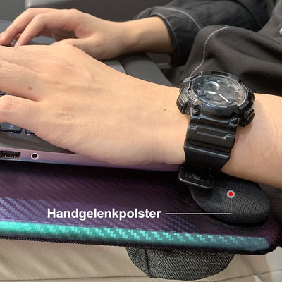 Modazon Laptopkissen für Bett mit Kissen，Laptop Unterlage Zubehör Couch mit Mausunterlage and Handge