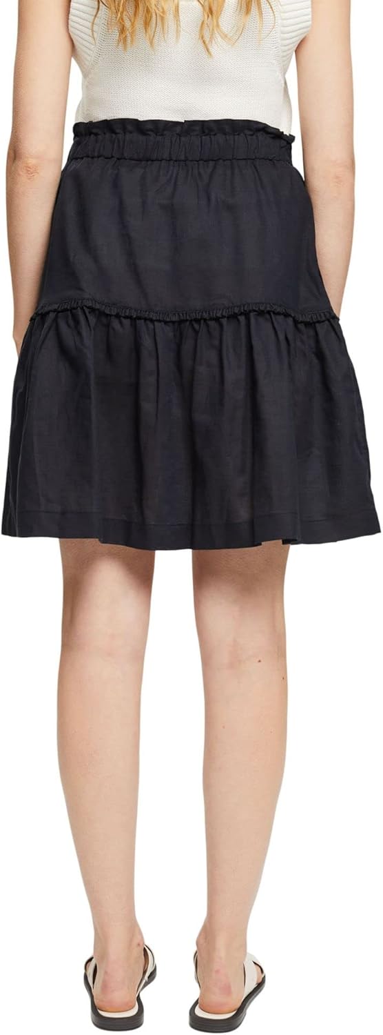 ESPRIT Damen Rock 34W 001/Black, 34W 001/Black