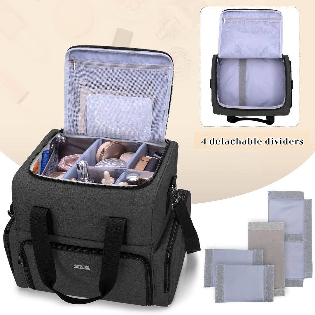 BAFASO Kosmetik Organizer Tasche, Make Up Tasche für Damen, Kulturtasche mit Grosser Kapazität, Kosm