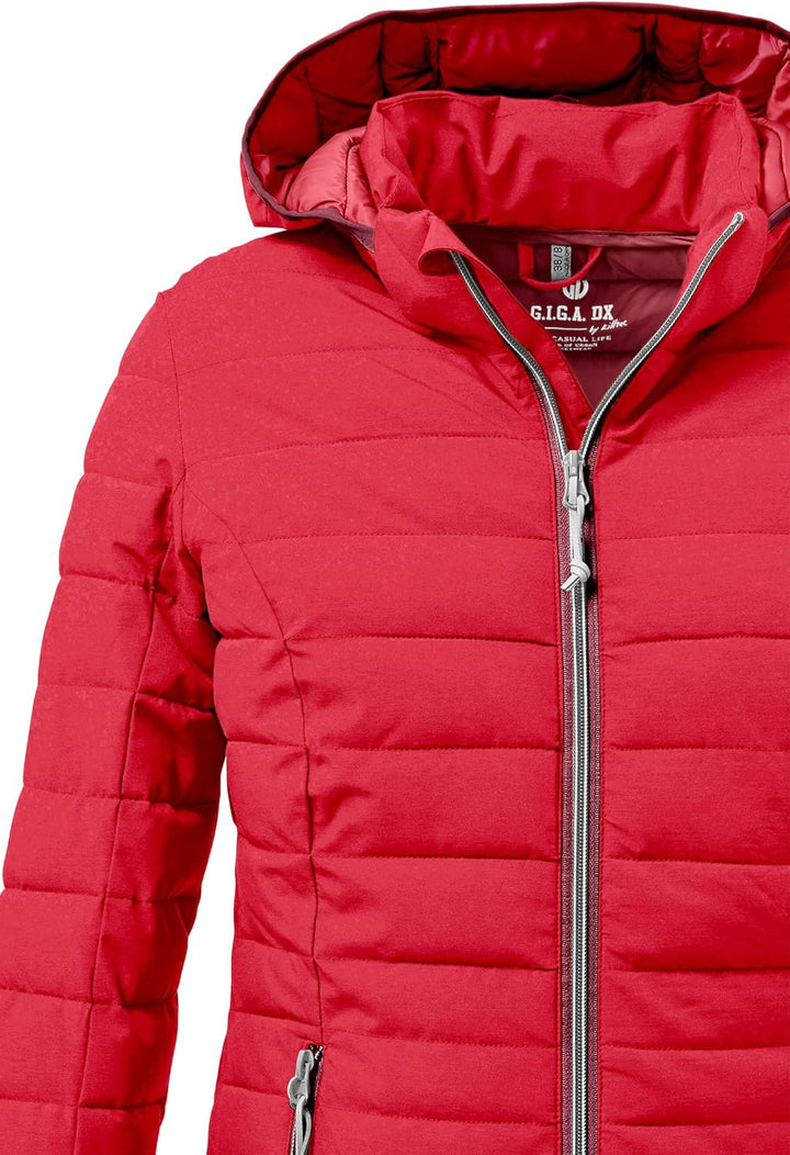 G.I.G.A. DX Damen Uyaka Steppjacke/ Casual Funktionsjacke in Daunenoptik mit abzippbarer Kapuze 40 R