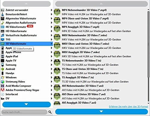 AVCHD Video Converter - Umwandlung, Bearbeitung, Konvertierung für über 50 Formate in jedes beliebig