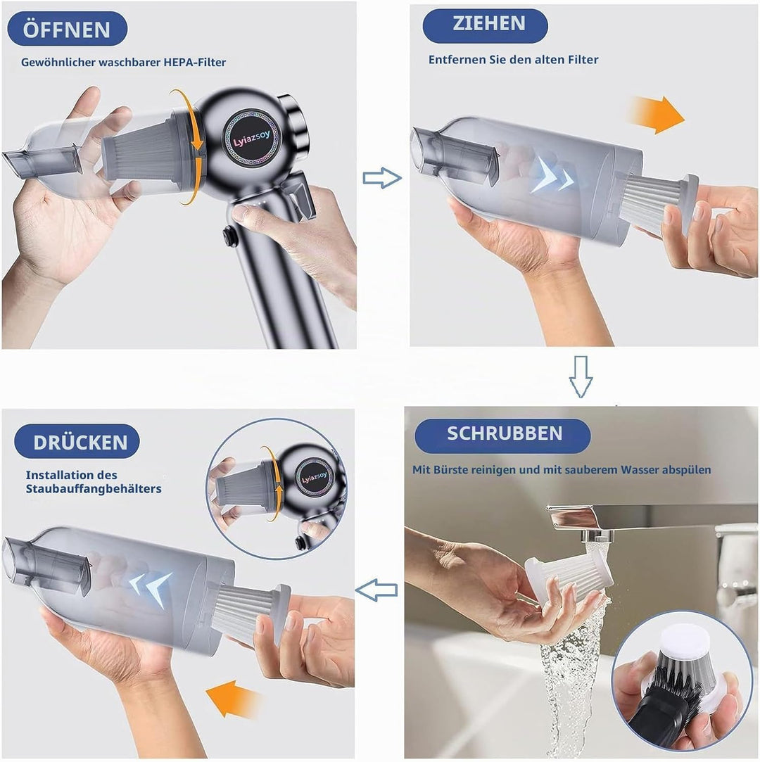 HEPA-Filter für Auto-Staubsauger, Ersatzfilter, Haushalts-Staubsaugerfilter, Zubehör für Handstaubsa