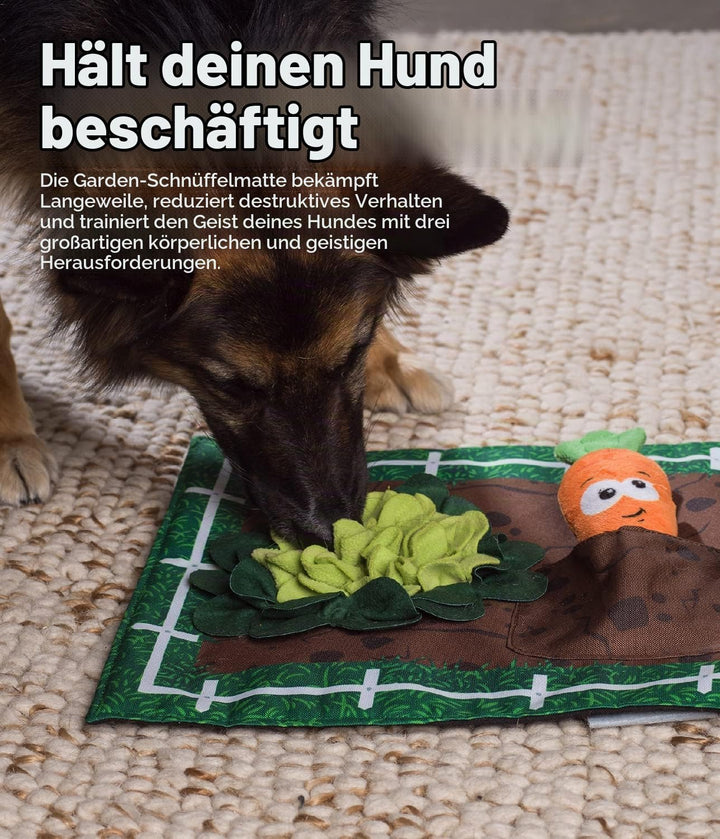 Outward Hound Nina Ottosson Activity Matz Garden Game - Spielmatte für Hunde - plüschig &amp; unterhalts