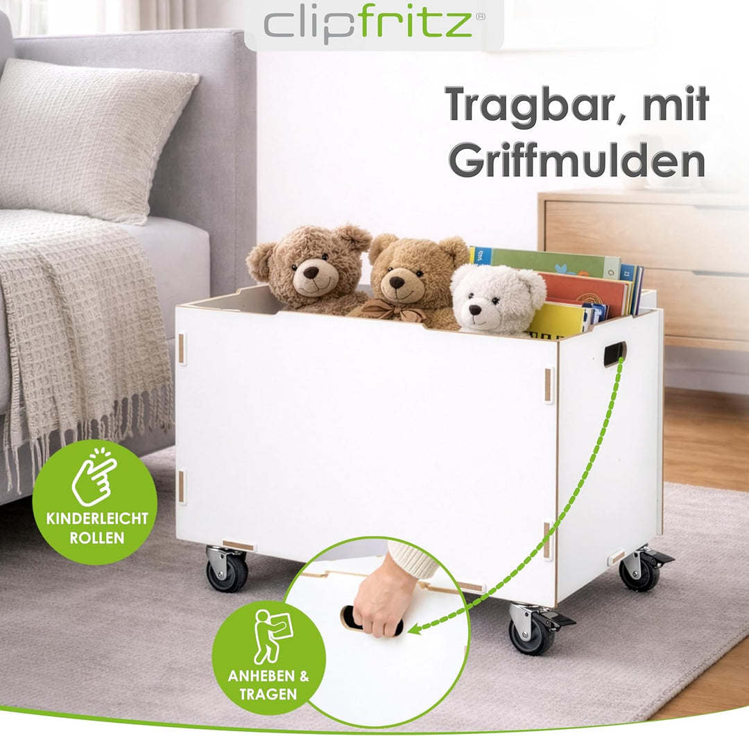 Peronalisierbare Rollbox mit Helikopter Kinder-Motiv (33x45,5x34,5cm + 6cm Räder-Höhe) Kisten/Boxen