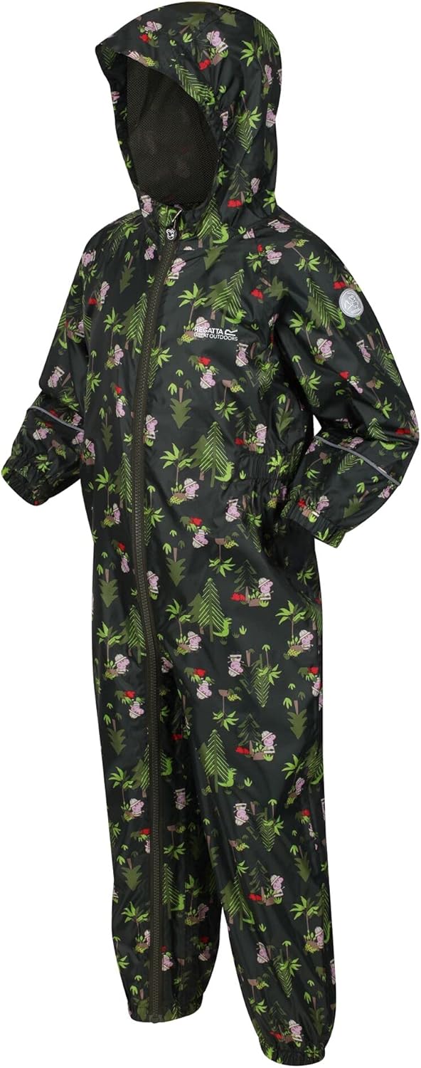 Regatta Unisex Baby Peppa Pobble Snowsuit 18 Monate Dark Khaki, 18 Monate Dark Khaki