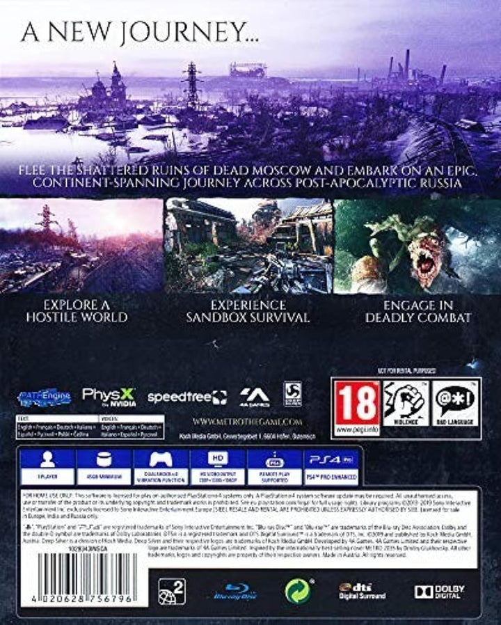 Metro Exodus PS4