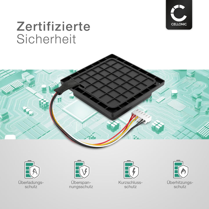 CELLONIC, Lautsprecherakku kompatibel mit JBL PartyBox 100 (2600mAh, 14.4v) Ersatzakku SUN-INTE-260