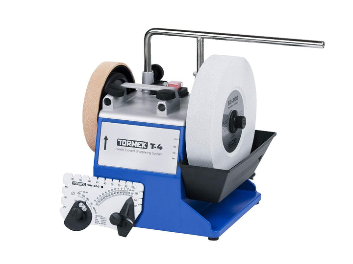 Tormek T-4 Original kompaktes wassergekühltes Schleifsystem für Schneidwerkzeuge, DE Version, Deutsc