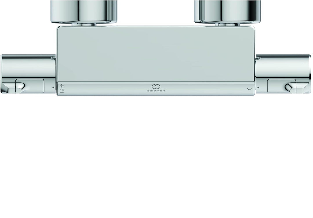 Ideal Standard A7695AA Ceratherm T50 Brausethermostat Aufputz, mit Wrap-Over-Ablage, Chrom