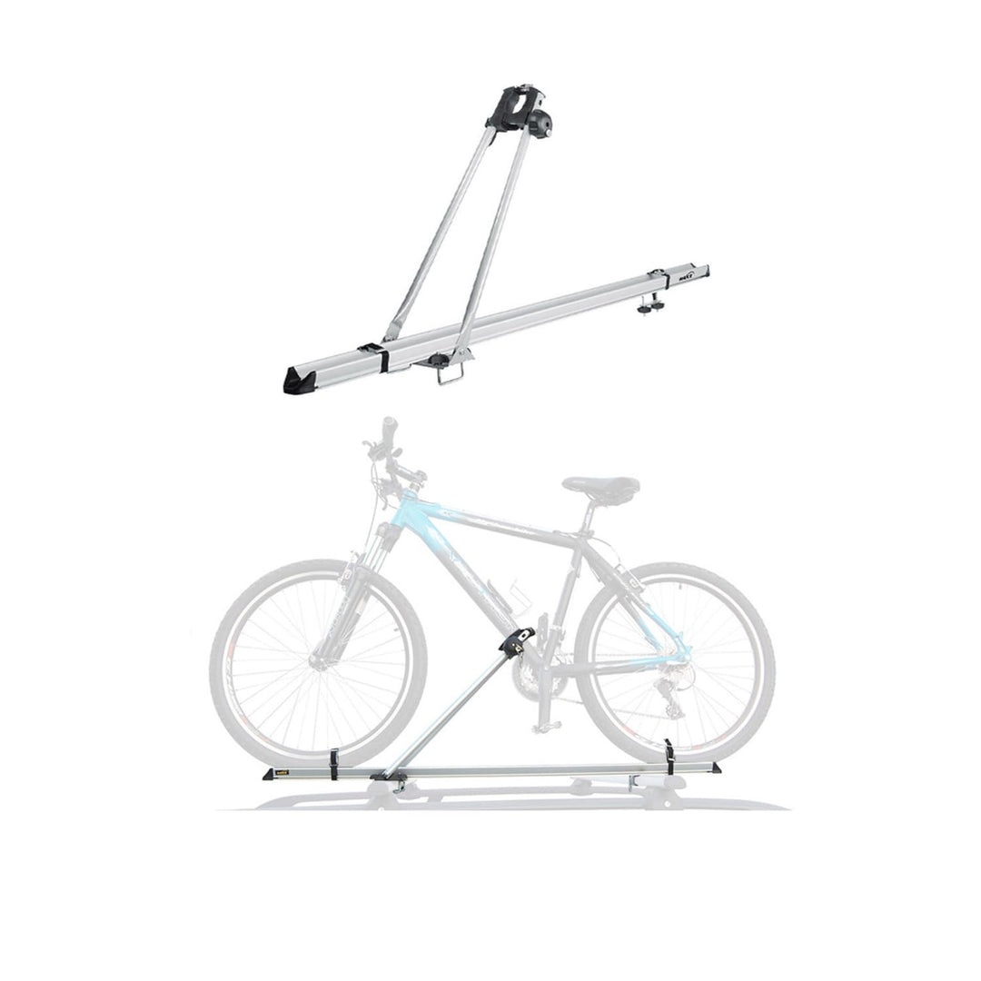 Fahrradträger Dachfahrradträger bis 15kg Fahrradhalter Aluminium Fahrräder 15 kg / 1tlg Silber, 15 k