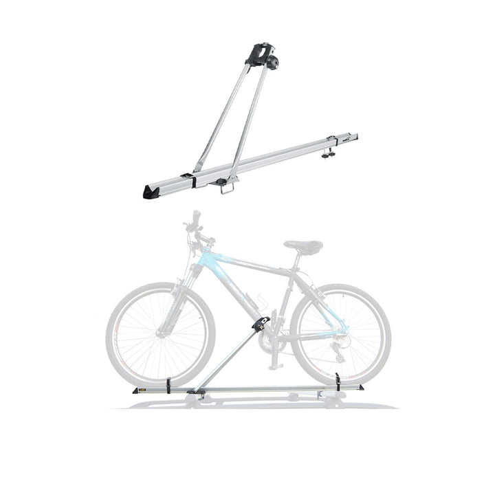 Fahrradträger Dachfahrradträger bis 15kg Fahrradhalter Aluminium Fahrräder 15 kg / 1tlg Silber, 15 k