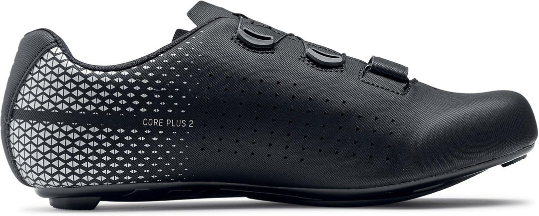 Northwave CORE Plus 2 Schuhe, Fahrradschuhe 42 EU Black Silver, 42 EU Black Silver