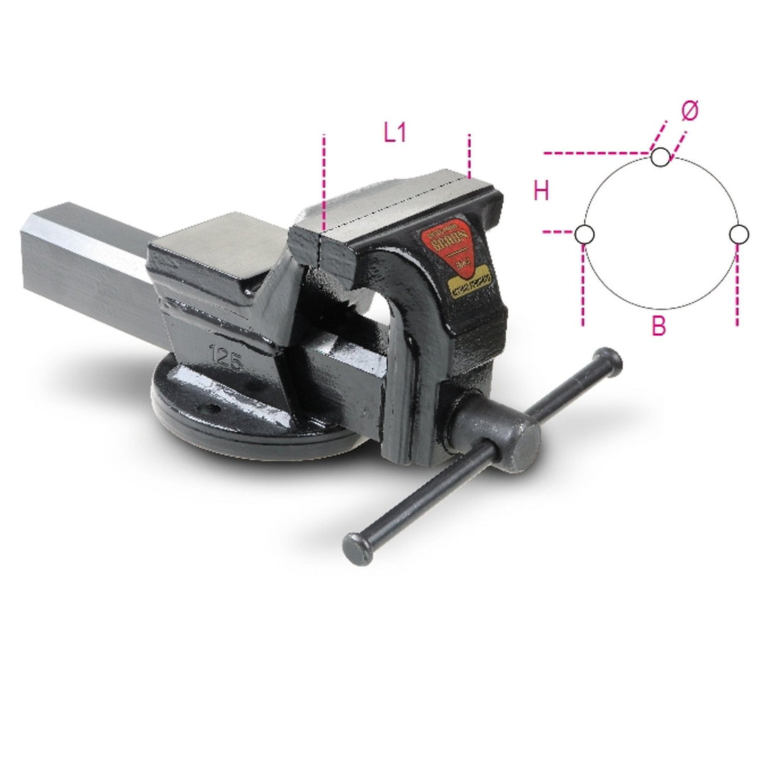Beta 15990100 1599 F100-parallel Bench Vices 100 mm, 100 mm