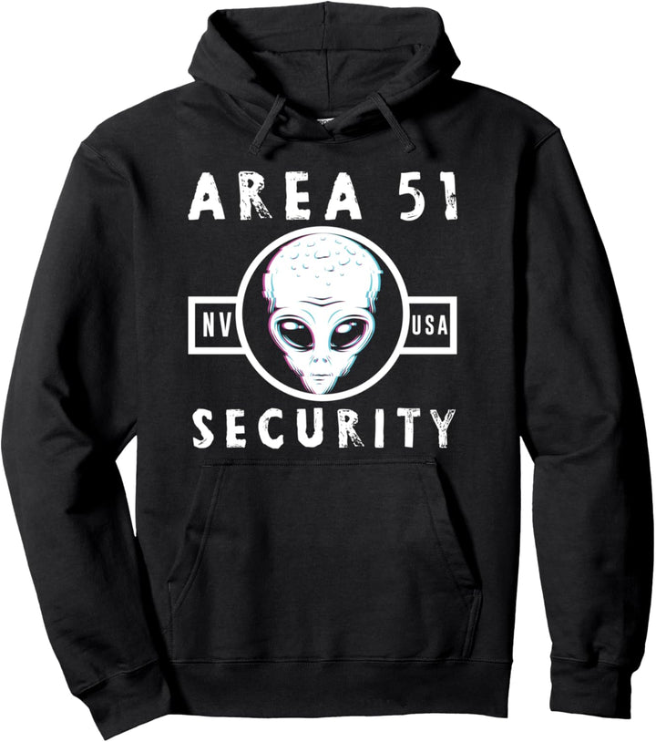 USA Area UFO 51 Alien Extraterrestrisches Raumschiff Raumfahrzeug Pullover Hoodie